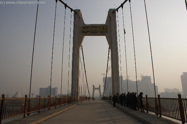 Take a Last Walk on a now Demolished Yellow River Bridge !