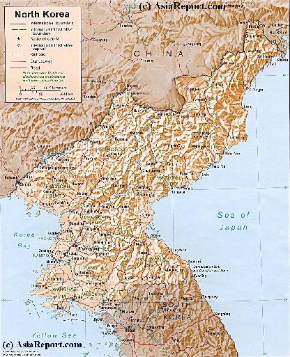 Latest Addition !! - Map of North Korea (DPRK) !!